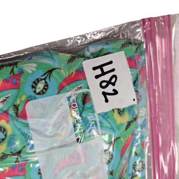 Harolds Green Floral Embroidered Cotton Skirt With Side Zipper Womens Size 4‎ - Picture 10 of 10